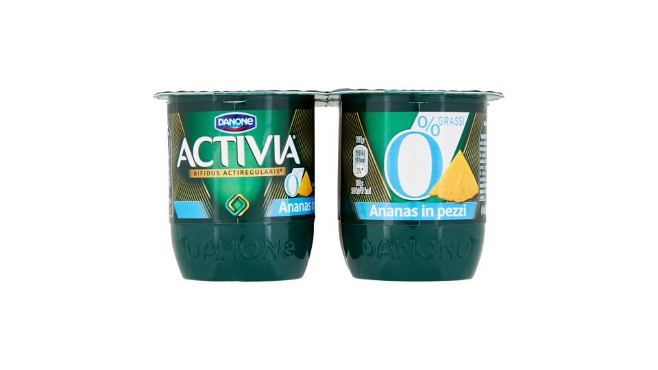 Activia 0% Grassi Ananas in pezzi