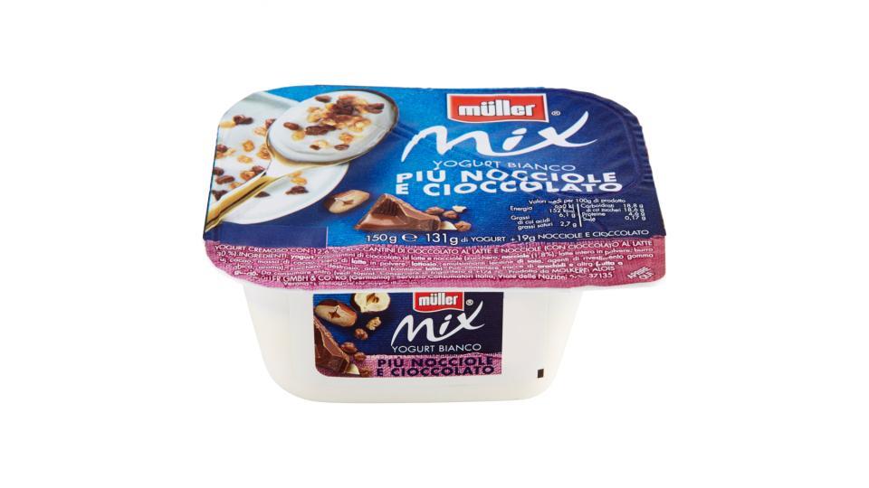 müller Mix Yogurt Bianco Più Nocciole e Cioccolato
