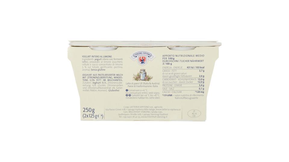 Sterzing Vipiteno Yogurt Limone