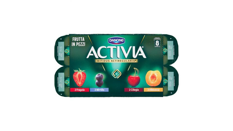 Activia Frutta in Pezzi 2 Fragola - 2 Mirtillo - 2 Ciliegia - 2 Albicocca