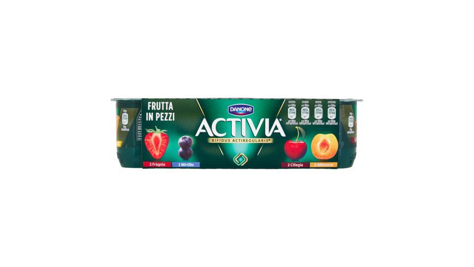 Activia Frutta in Pezzi 2 Fragola - 2 Mirtillo - 2 Ciliegia - 2 Albicocca