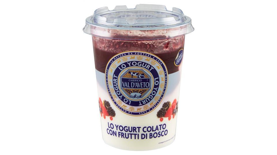 Caseificio Val d'Aveto lo Yogurt Colato con Frutti di Bosco