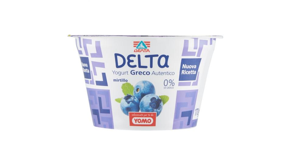 Delta Yogurt greco autentico mirtillo