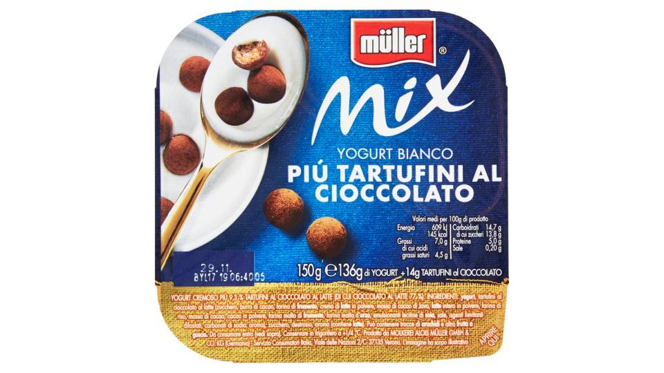 müller Mix Yogurt Bianco Più Tartufini al Cioccolato