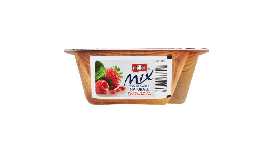 müller Mix Yogurt Bianco Naturale Più Frutti Rossi e Bacche di Goji