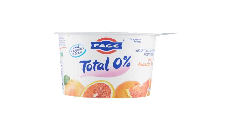 Fage Total 0% con Arancia Rossa