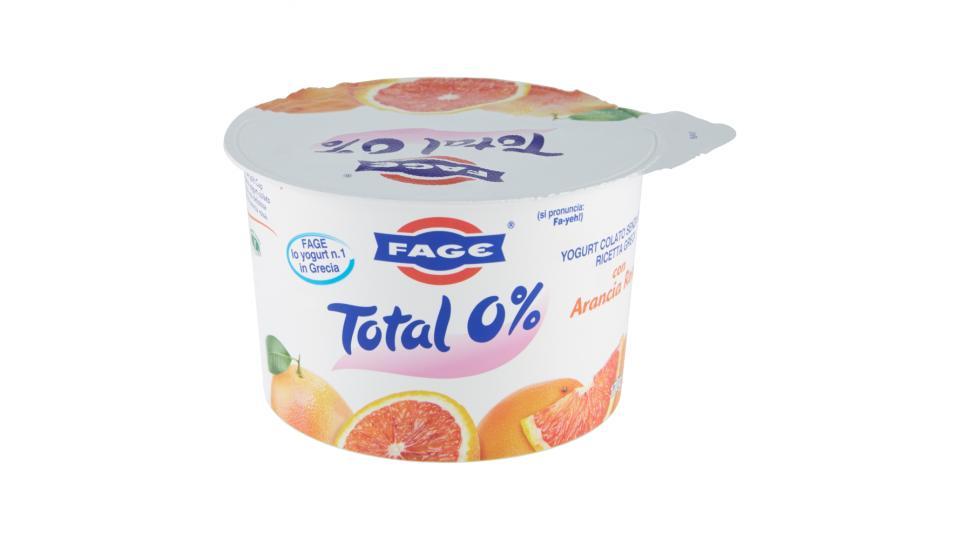 Fage Total 0% con Arancia Rossa