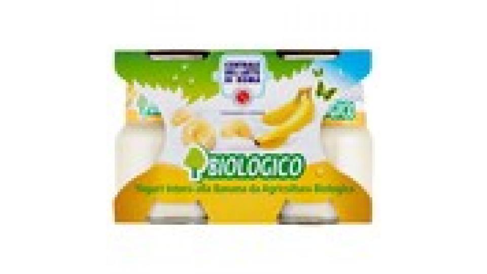 Centrale del Latte di Roma Biologico Yogurt Intero alla Banana da Agricoltura Biologica