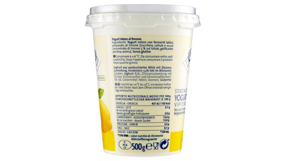 Sterzing Vipiteno Yogurt Limone