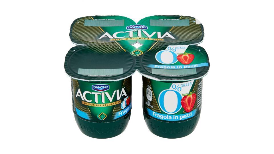 Activia 0% Grassi Fragola in pezzi