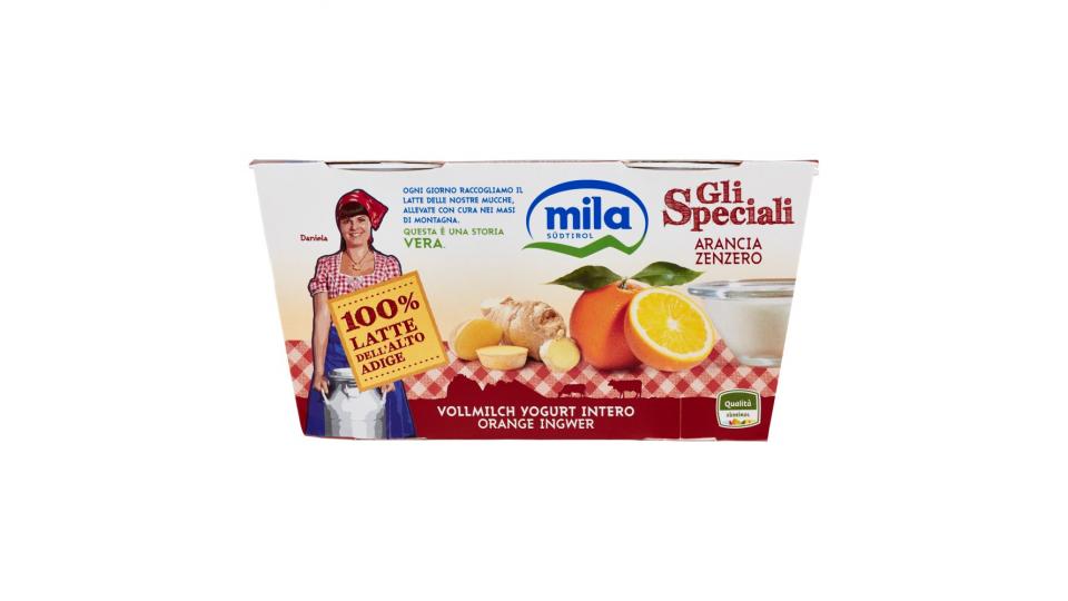Mila Gli Speciali Yogurt Intero Arancia Zenzero