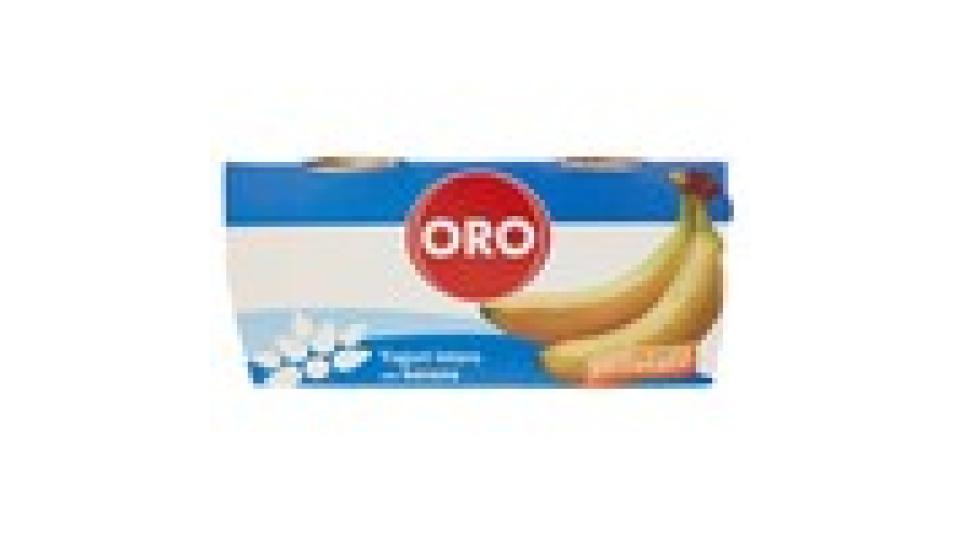 Oro Yogurt intero con banane