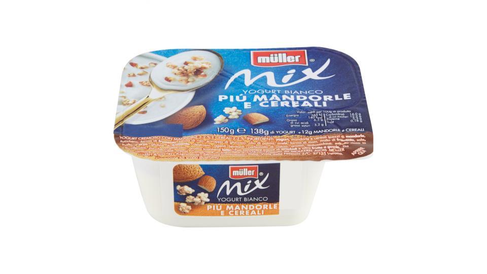 müller Mix Yogurt Bianco Più Mandorle e Cereali