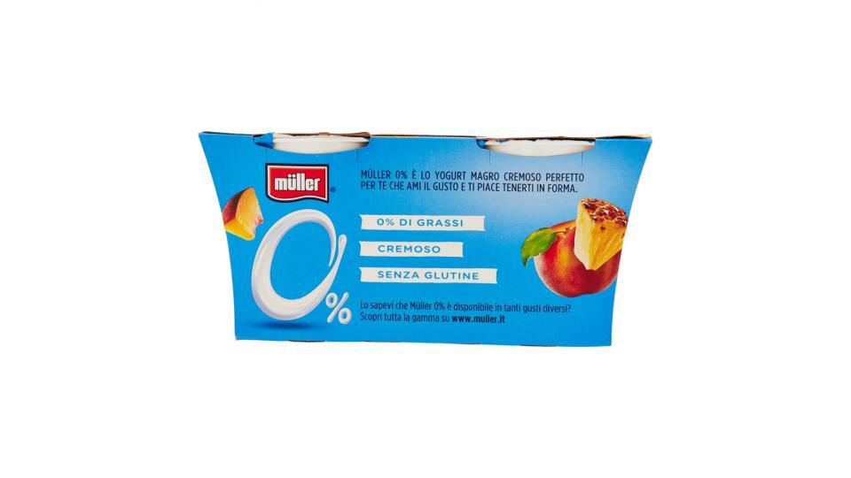 müller 0% ananas & pesca in pezzi