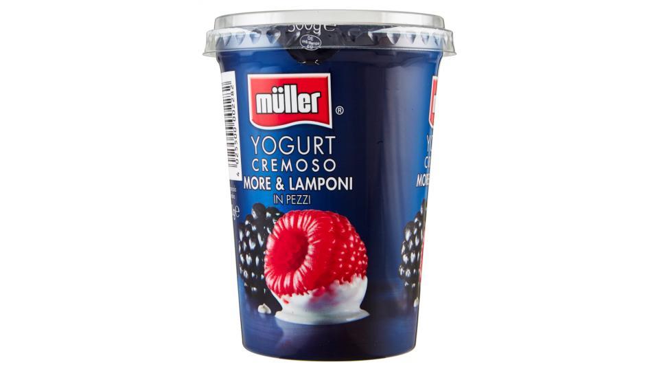 müller Yogurt Cremoso More & Lamponi in Pezzi