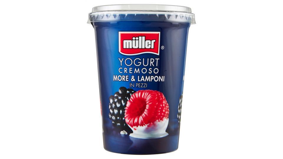 müller Yogurt Cremoso More & Lamponi in Pezzi