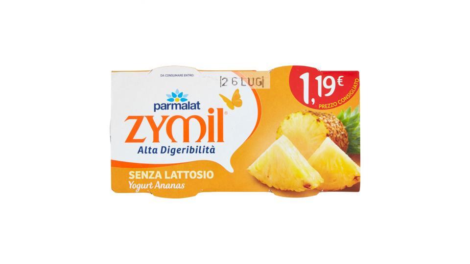 zymil Alta Digeribilità Senza Lattosio Yogurt Ananas