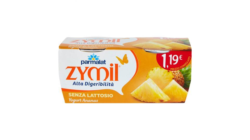 zymil Alta Digeribilità Senza Lattosio Yogurt Ananas