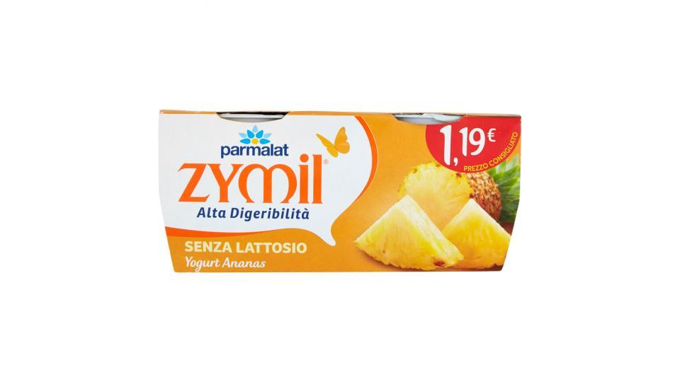 zymil Alta Digeribilità Senza Lattosio Yogurt Ananas