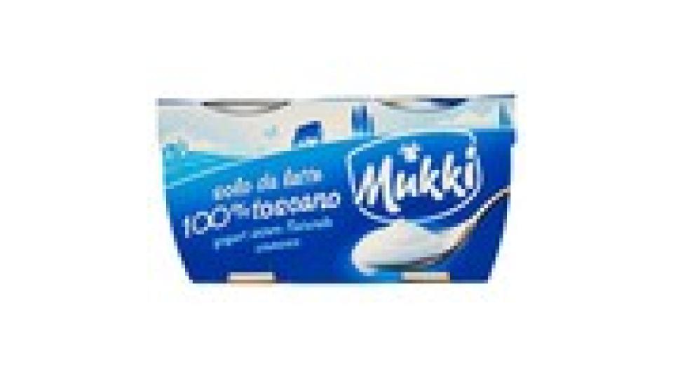 Mukki solo da latte 100% toscano yogurt intero Naturale cremoso