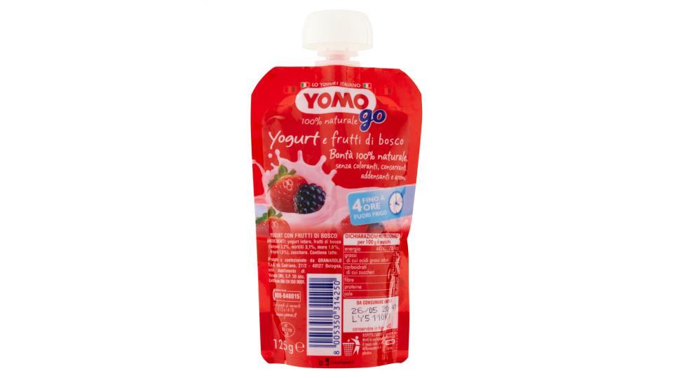 Yomo 100% Naturale Go yogurt e frutti di bosco