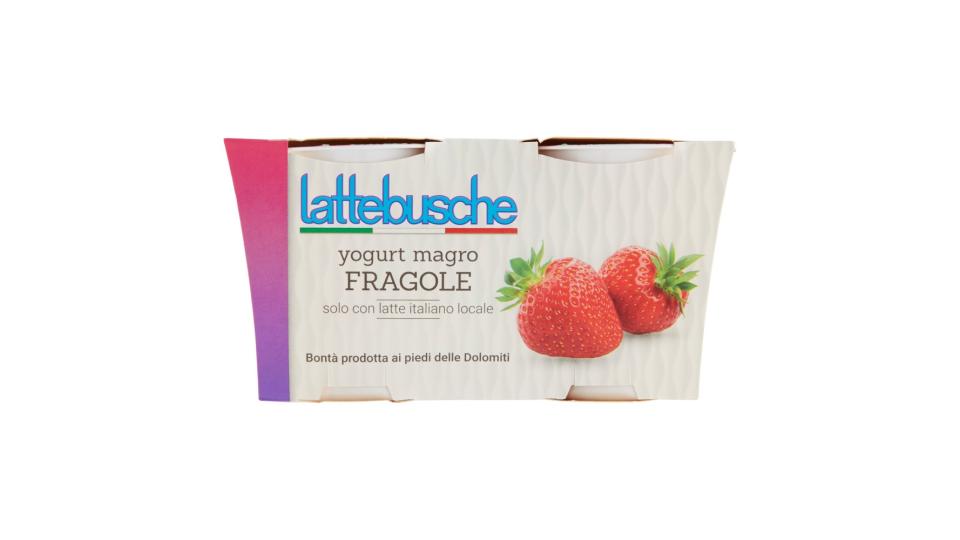 Lattebusche Yogurt magro alla fragola