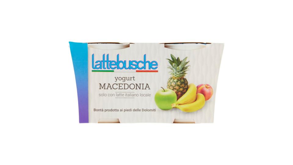 Lattebusche Yogurt alla macedonia