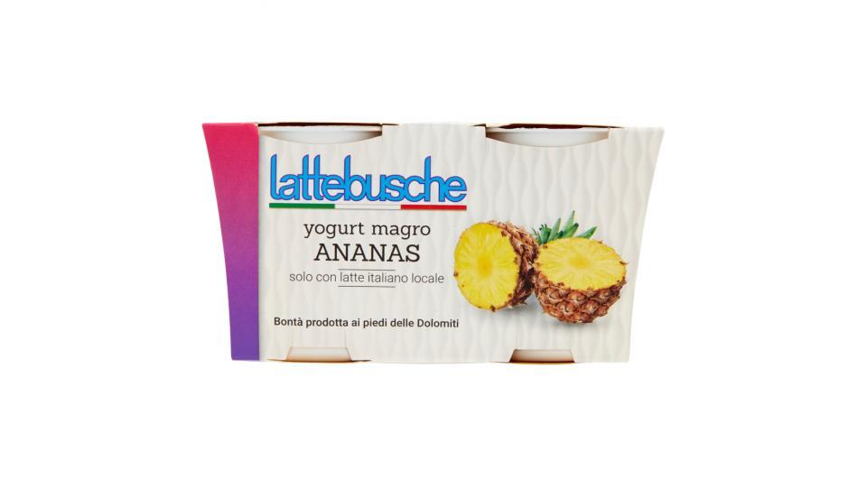 Lattebusche Yogurt magro all'ananas