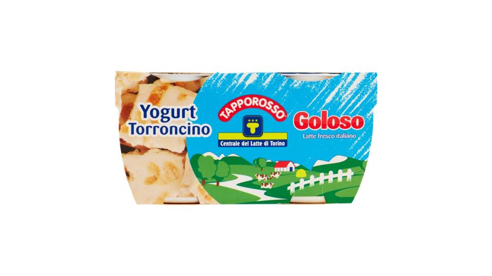 Centrale del Latte di Torino Tapporosso Goloso Yogurt Torroncino