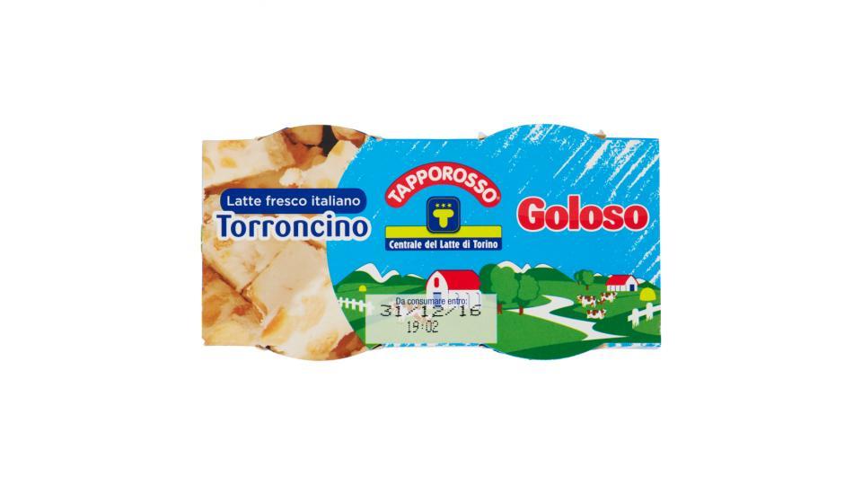 Centrale del Latte di Torino Tapporosso Goloso Yogurt Torroncino