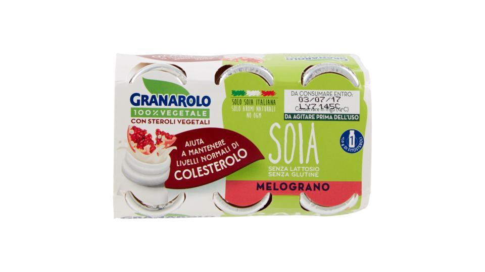 Granarolo 100% Vegetale Soia con Steroli Vegetali Melograno