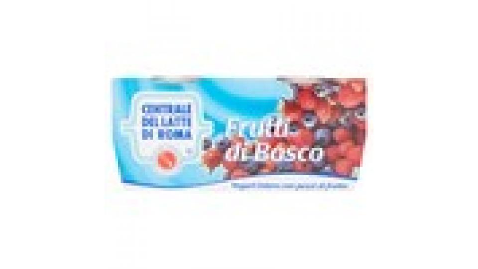 Centrale del latte di Roma Frutti di Bosco yogurt intero con pezzi di frutta