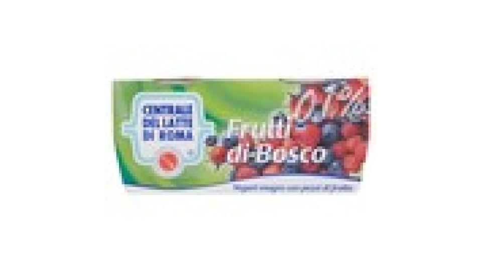 Centrale del latte di Roma Frutti di bosco yogurt magro con pezzi di frutta