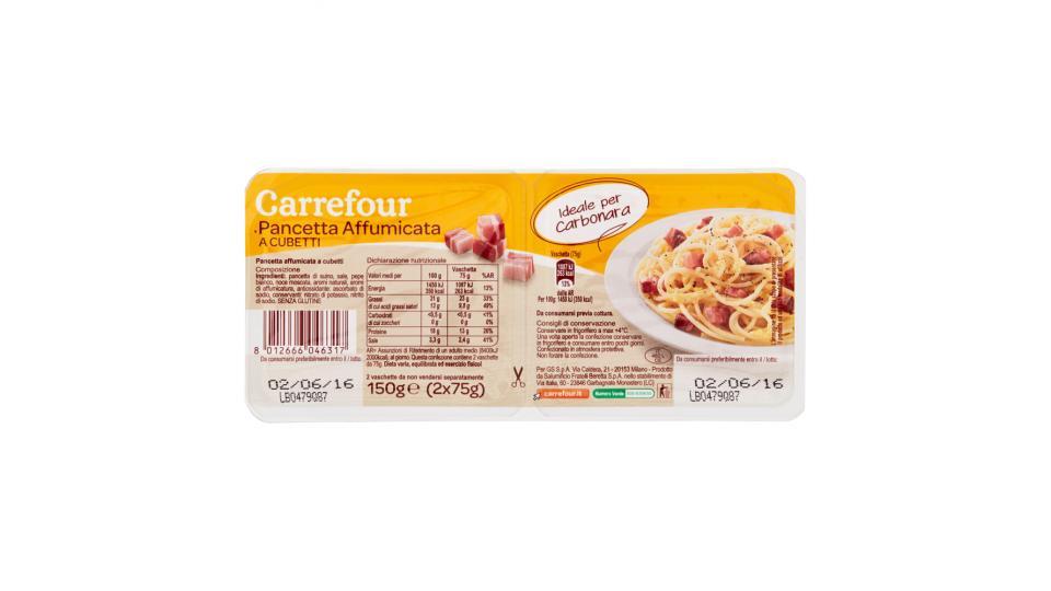 Carrefour Pancetta Affumicata a Cubetti
