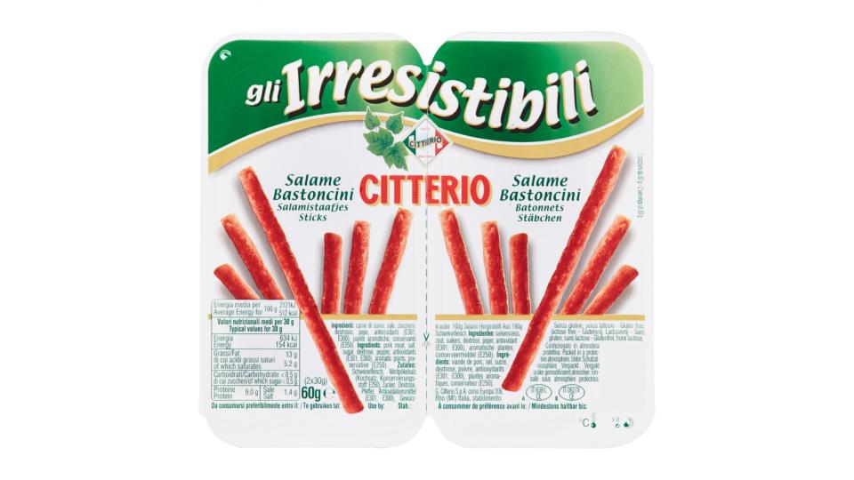 Citterio gli Irresistibili Salame Bastoncini