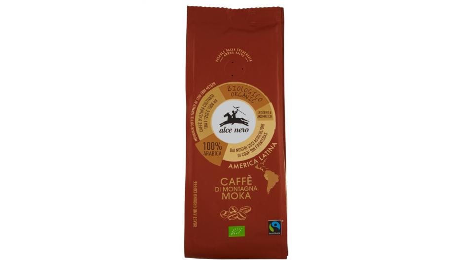 alce nero America Latina Caffè di Montagna Moka Fairtrade
