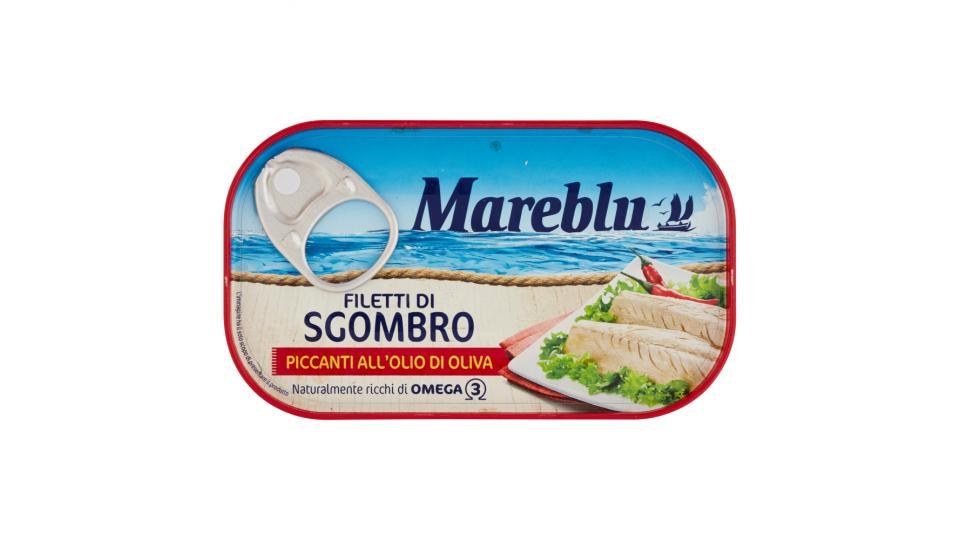 Mareblu Filetti di Sgombro Piccanti all'Olio di Oliva