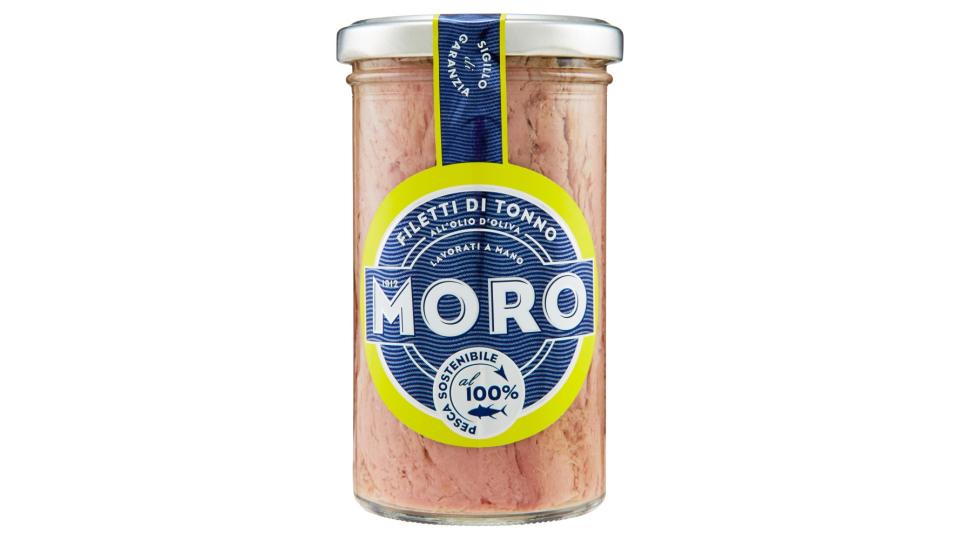 Moro Filetti di Tonno all'Olio d'Oliva Pesca Sostenibile al 100%