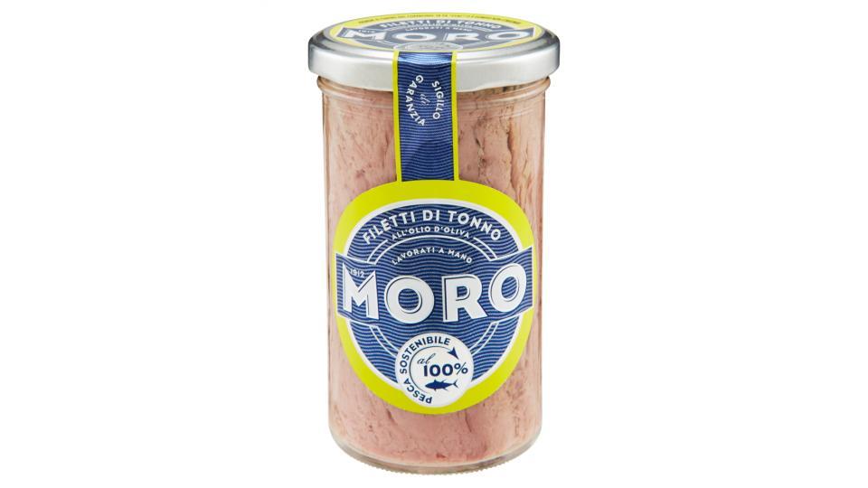 Moro Filetti di Tonno all'Olio d'Oliva Pesca Sostenibile al 100%