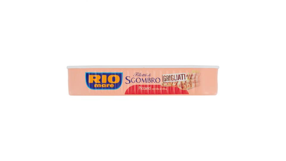 Rio mare Filetti di Sgombro Grigliati Piccanti con Olio di Oliva