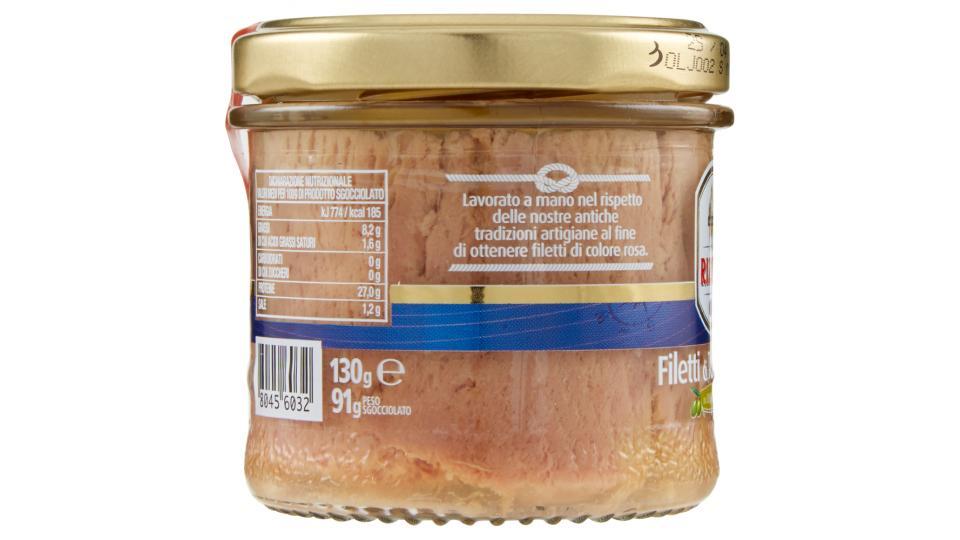 Rizzoli Filetti di Tonno Rosa in Olio di Oliva