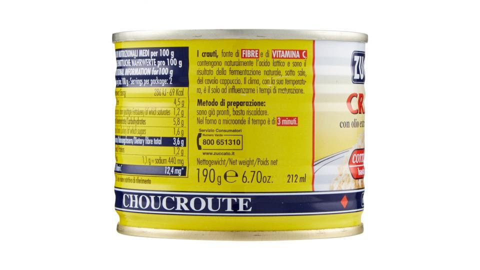 Zuccato Crauti con olio extra-vergine di oliva