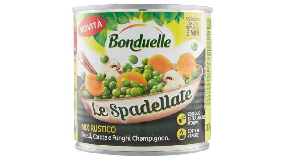 Bonduelle Le Spadellate Mix Rustico Piselli, Carote e Funghi Champignon