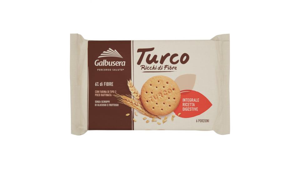 Galbusera Turco frollino integrale ricco di fibre ricetta Digestive