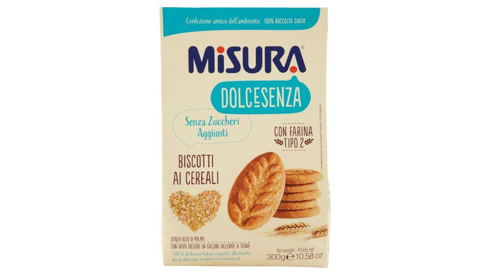 Misura Dolcesenza Biscotti ai cereali