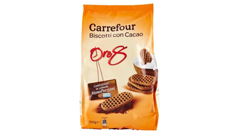 Carrefour Ore 8 Biscotti con Cacao