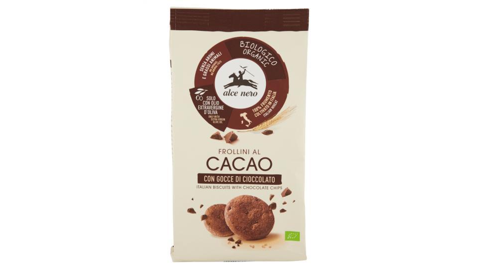 alce nero Frollini al Cacao con Gocce di Cioccolato