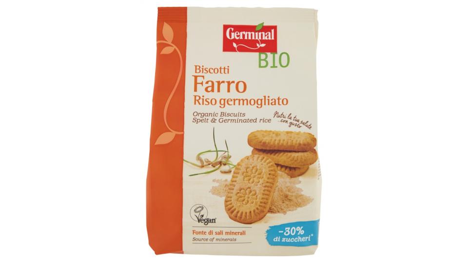 Germinal Bio Biscotti Farro RIso germogliato Senza latte Senza uova