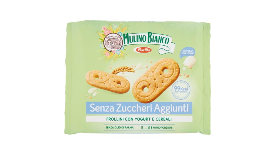 Mulino Bianco Frollini con Yogurt e Cereali Senza Zuccheri Aggiunti