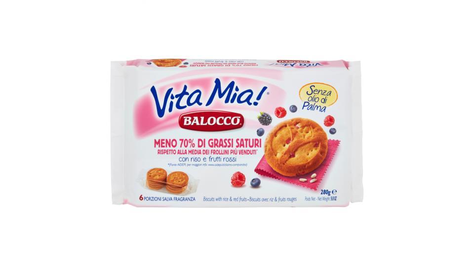 Balocco Vita Mia! con riso e frutti rossi